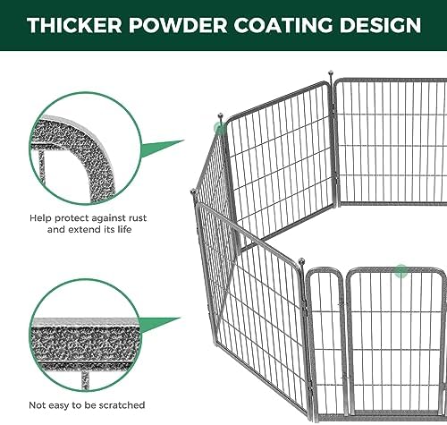 FXW Aster Dog Playpen Designed for Yard, 24 Panels - Image 4