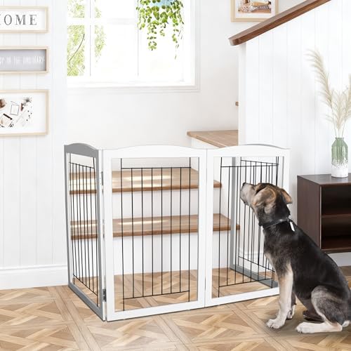 ZJSF Freestanding Foldable Dog Gate - Image 3