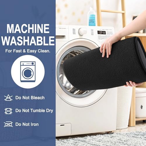 OLANLY Thick Memory Foam Bathroom Rugs 34x21, Absorbent Bath Mat - Image 6