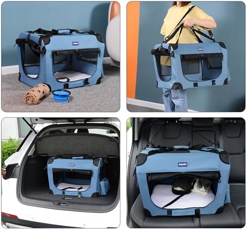 Petprsco Portable Collapsible Dog Crate - Image 4