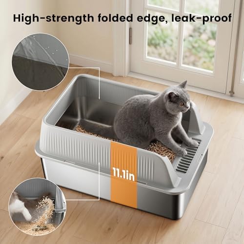 Stainless Steel Sifting Litter Box - Image 4