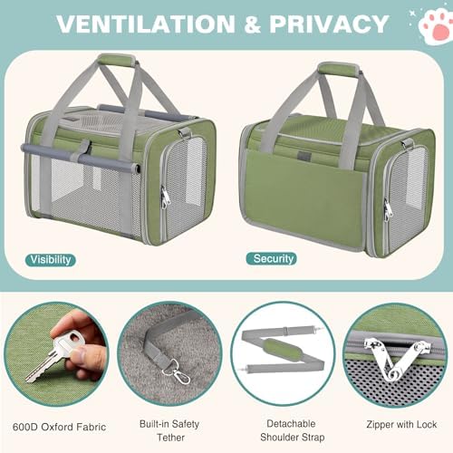 Soft Cat Carrier for Anxious Pets - Image 2
