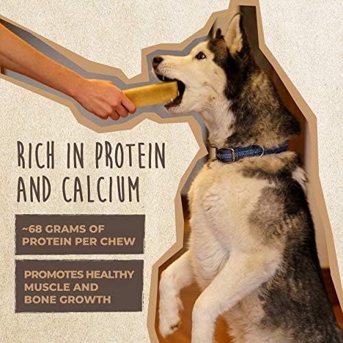 Mighty Paw Yak Cheese Chews for Dogs, Monster Size, All-Natural, 1 Pack - Image 6