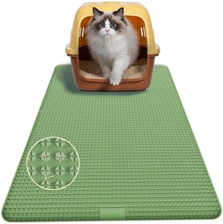 Cat Litter Mat, Silicone Litter Trapping Mat by LPFLASAT