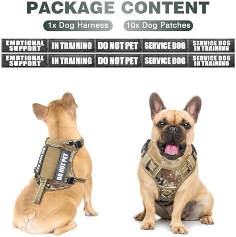 WINSEE Tactical Dog Harness, No Pull Dog Harness - Image 2