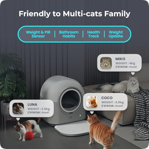 ABRCT L2 Automatic Self Cleaning Litter Box Smart Robot Odor Control Litter Box - Image 3
