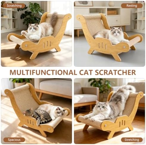 Large Sisal Cat Scratcher Chair - Image 6