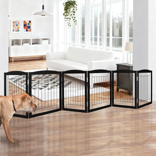 ZJSF Freestanding Foldable Dog Gate by ZJSF