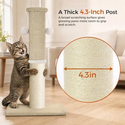 Made4Pets Tall Cat Scratching Post - Image 4