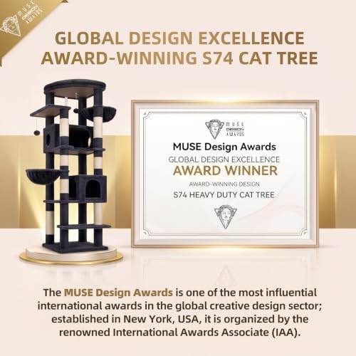 Globlazer 74in Heavy Duty Cat Tree Tower - Image 5