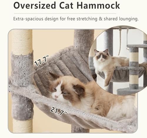 Heybly 64.2" Heavy-Duty Cat Tree - Image 5