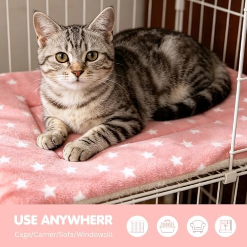 4 Pack Cat Bed Mat, Washable Sleeping Pad - Image 3
