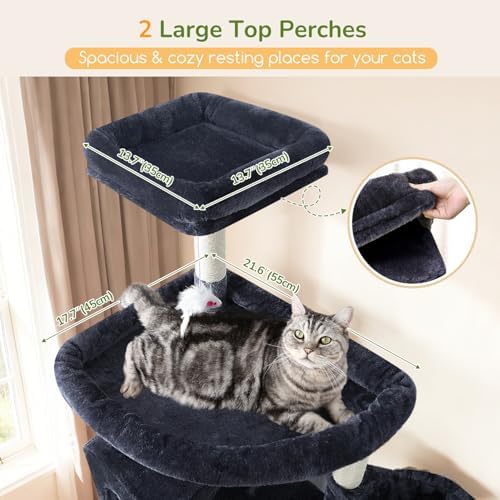 Globlazer 82in Extra Large Cat Tree Tower - Image 2