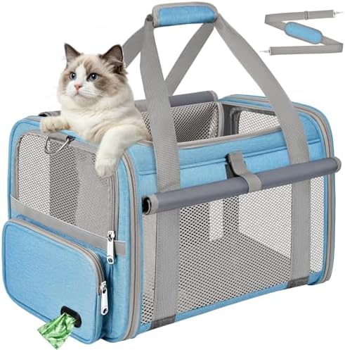 Soft Cat Carrier for Anxious Pets by ZENTREON