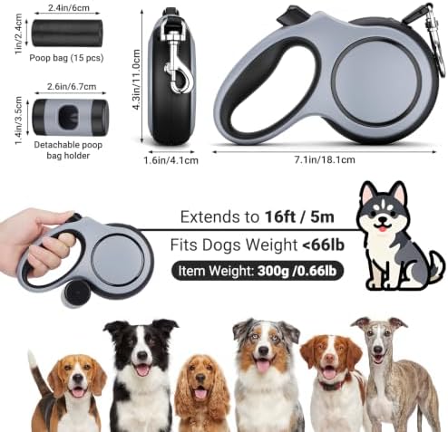 Segarty 16 Ft Retractable Leash - Image 2