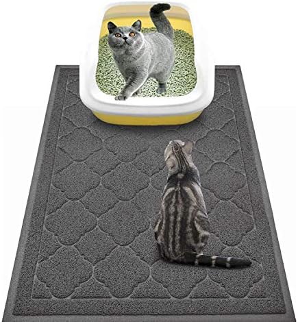 WePet Cat Litter Box Mat, Kitty Premium PVC Pad, Durable Trapping Rug, by WePet