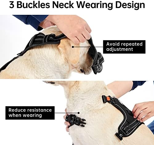IVY&LANE No Pull Dog Harness for Small Dogs, Reflective Dog Vest Harness - Image 4