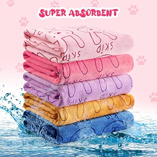 Tatuo 22 Pcs Dog Towels for Drying 20 x 40 Inch Pet Bath Towels Absorbent - Image 3