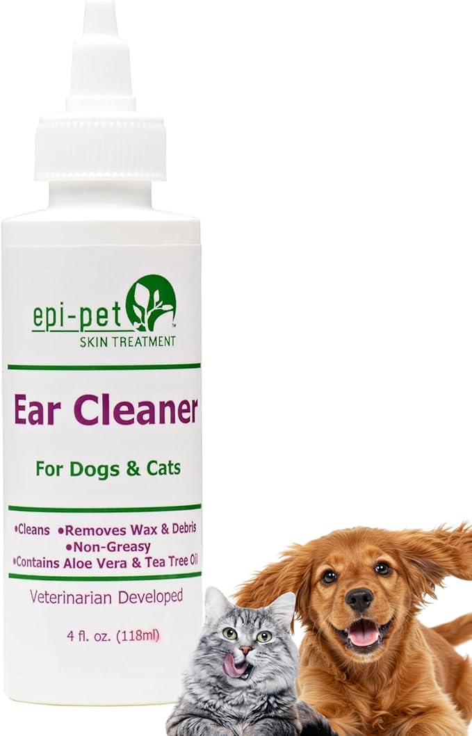 Ear Cleaner for Pets, 4-Ounce (90712)