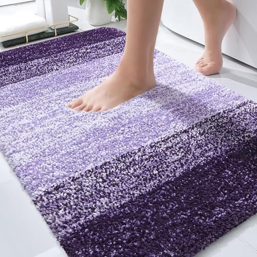 OLANLY Bathroom Rugs Mat 36x24, Extra Soft Absorbent Microfiber Bath Rugs by OLANLY