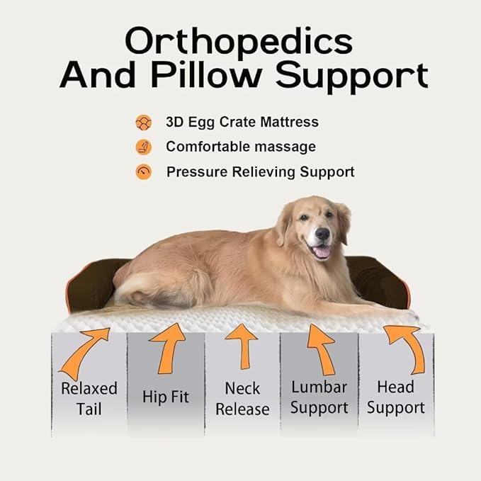 Small Dog Bed and Cat Sofa Waterproof Orthopedic Dog Beds for Small Dogs Cat Bed Comfy Pet Couch Sofa Beds with Washable Removable Cover & Non-Slip Bottom