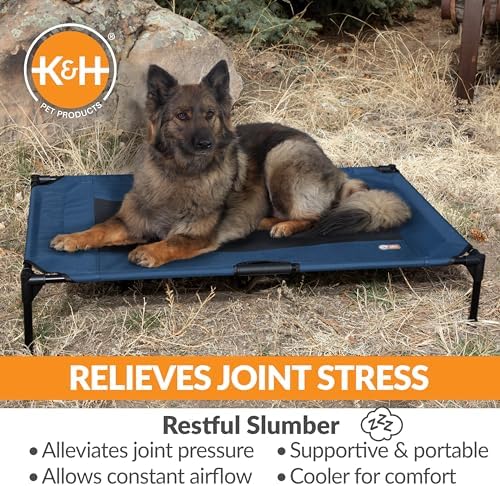 K&H Outdoor Elevated Dog Bed, Cooling Raised Dog Bed, XL 50x32in - Image 5