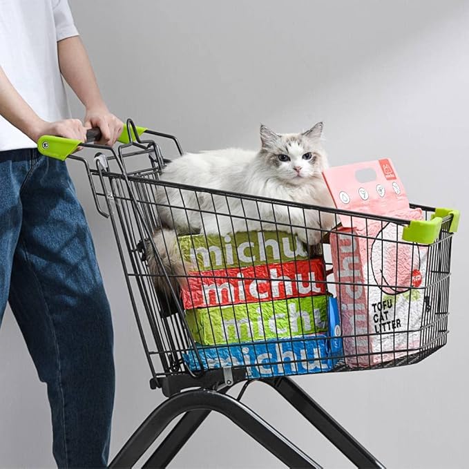 Tofu Cat Litter Natural Clumping Tofu Cat Litter 5.5lb/88oz 5 Scents (Watermelon + Wonder Litter, 2 Pack)