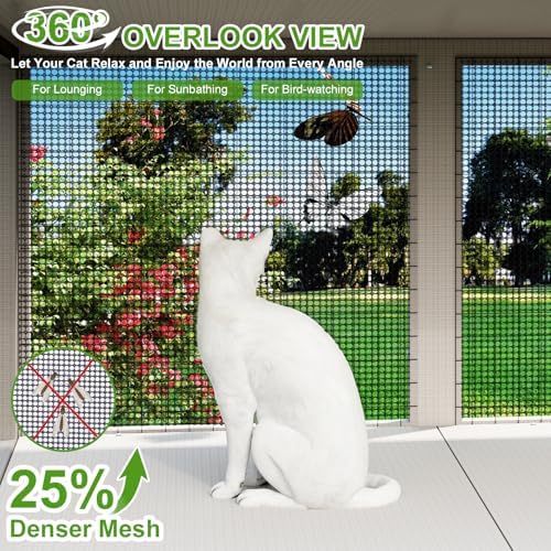 Window Catio Outdoor Cat Enclosure, Compact Cat Window Box - Image 5