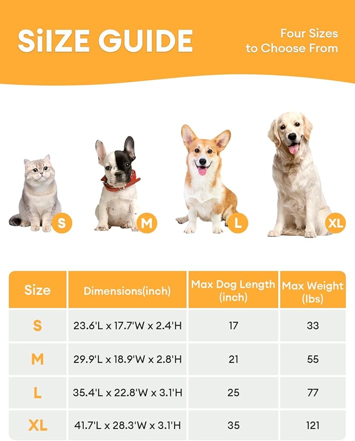 FUNNY FUZZY 2 in 1 Dog Bed Crate Pad Mat, Washable Reversible Pet Floor Mats,Fluffy Kennel Pad for Small Large Sized Dog,Indoor Cats,Sleeping Mattress, 23.6" × 17.9", Beige