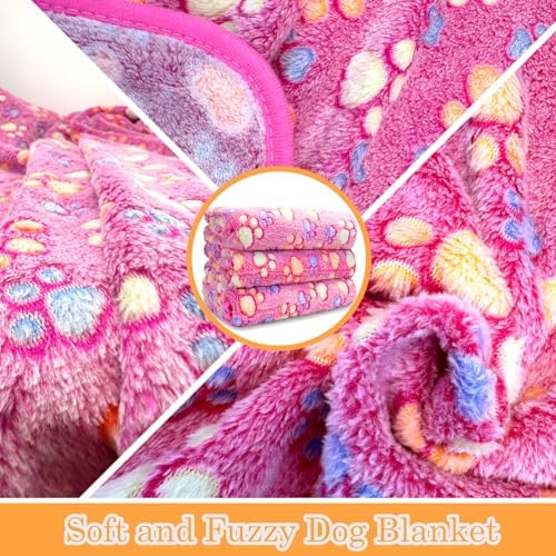 Dog Blankets for Medium Large Dogs Washable, 3 Pack Pet Blanket Washable 41" x - Image 2