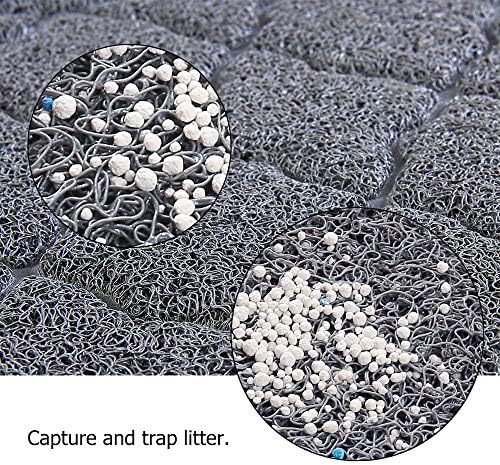 unipaws Cat Litter Trapping Mat, Litter Box Scatter Control Pad - Image 2