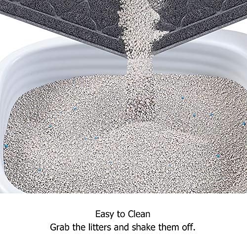 unipaws Cat Litter Trapping Mat, Litter Box Scatter Control Pad - Image 4