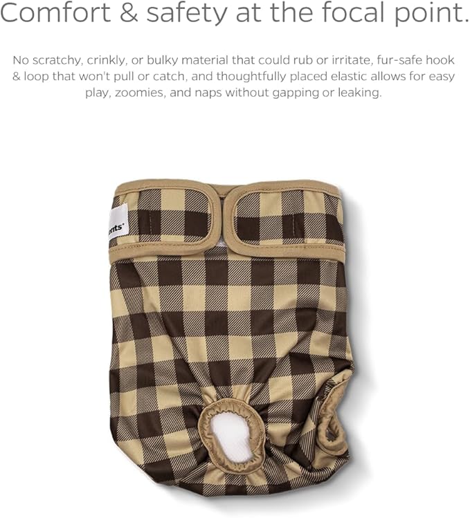 Pet Parents® Washable Dog Diapers (3pack) + Extendrs® of Durable Doggie Diapers, Premium Dog Diapers Female & Male (Medium, Oxford)