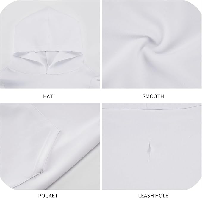 Green Candy Cane Hoodie,Christmas Cosplay Dog Clothes with Pocket and Hat Winter Clothes Sweaters Xx-Large