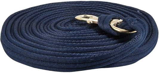 Dura-Tech Cushion Lunge Line for Horses | Stable Use & Horse Training | Horse Lunge Line with Snap | Durable Horse Lead Rope | 30 Foot Length | Replaceable Brass Snap