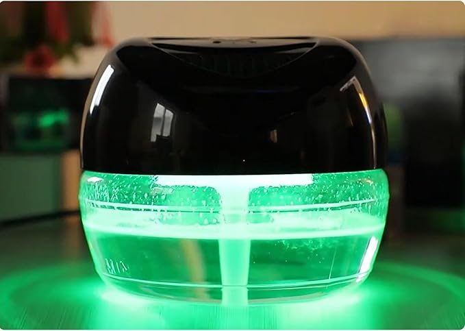 Water-Based Purifier Air Washer, Air Revitalizer & Freshener, Air Fresher with 7 LED Color Changing Light for Rooms (Blue)