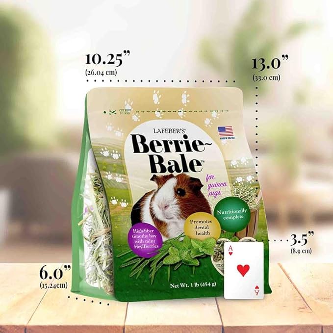 LAFEBER'S Berrie-Bale Mint for Guinea Pigs 1 lb