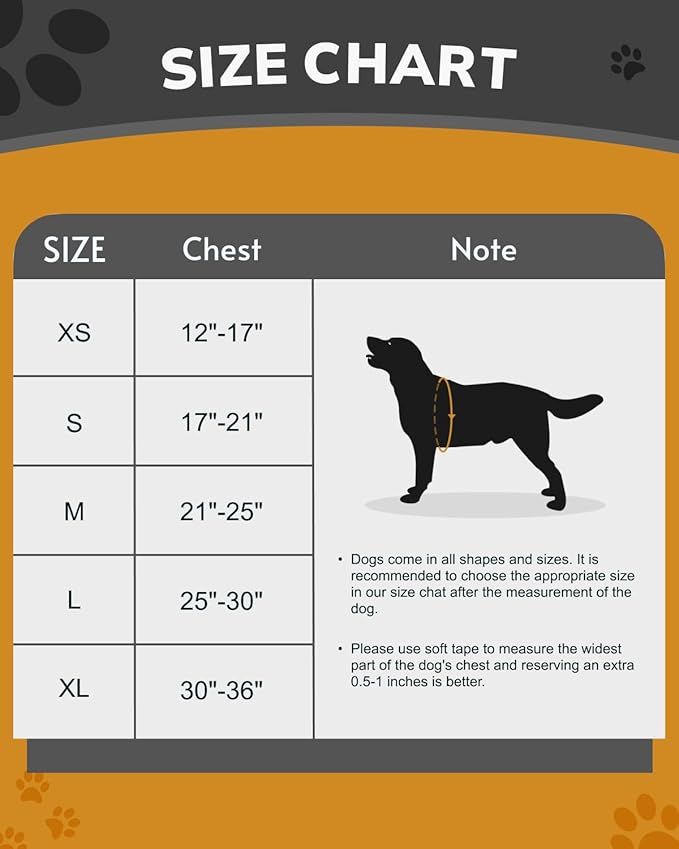 MIDOG No-Pull Dog Harness | Adjustable & Reflective Pet Harness Leash Set for Small Medium Large Dogs Walking, Training| No Choke, Front Clip, Soft Padded Vest with Easy Control Handle - Black, L