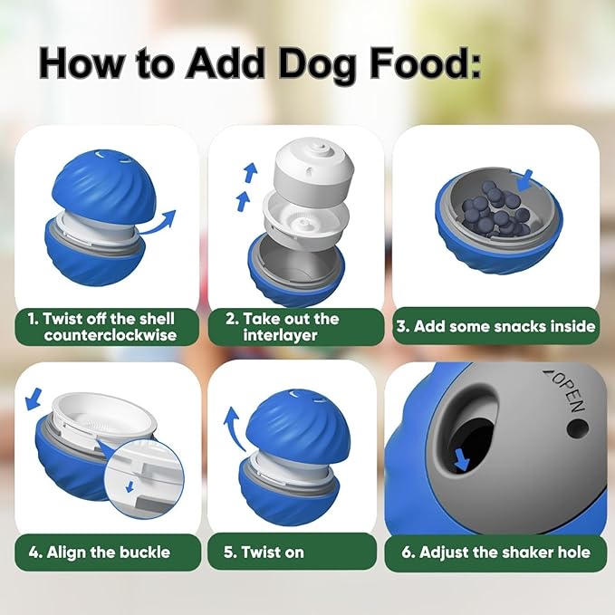Zoomie Buddy 2.0, Zoomie Buddy for Dogs, 2 in 1 Smart Touch Interactive Dog Balls ＆ Pet Feeder, 2.83" Diameter, Suitable for Small/Medium Dogs, with Fruit Plush Cover (Orange, Tomato)