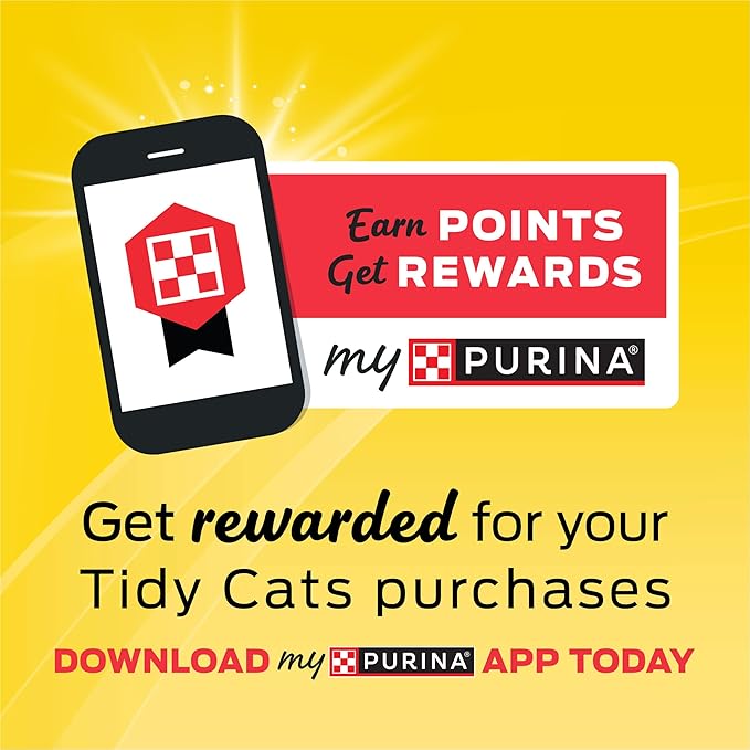 Purina Tidy Cats Tidy Care Alert Cat Health Monitoring Non Clumping Cat Litter with Silica Crystals - 8 lb. Bag (Pack of 2)