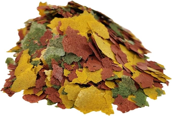 Aquatic Foods Inc. Tropical Fish Flakes, Mix of Krill, Color Enhancing, Spirulina Flakes for Cichlids, Angels, Tetras, Guppies. 12-Type Pellet Mix & 4-Type Wafers Included...WL 2 x 1/2-lb Foil Bag