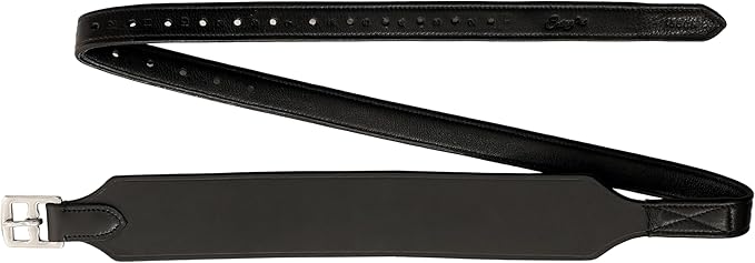 Exion Wide Stability Stirrup Leathers for English Saddles | Premium Cowhide Leather | Enhanced Leg Stability & Comfort | Sizes: 48" to 62"