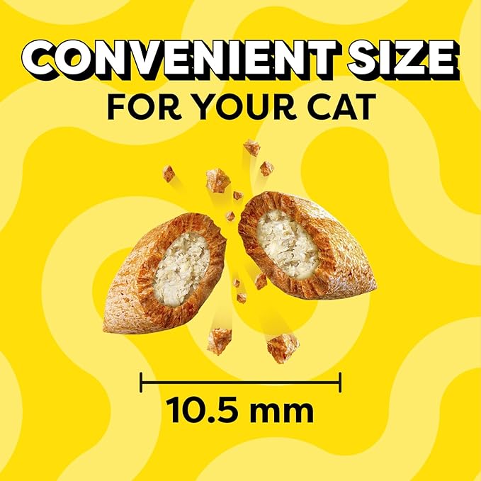 Temptations Classic Crunchy and Soft Cat Treats, Tasty Chicken Flavor, 6.3 oz. Pouch, (Pack of 10)