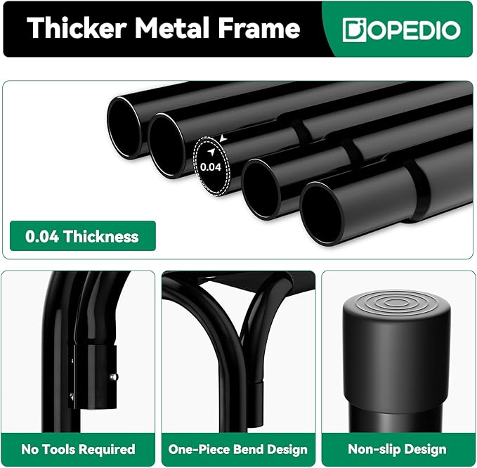 Elevated Dog Bed Raised Outdoor Dog Cot for Medium Dogs, Installation Requires No Tools, Frame with Washable Cooling Breathable Mesh Anti-Slip Feet, Indoor Pet Bed, Green, 35.4 Inches