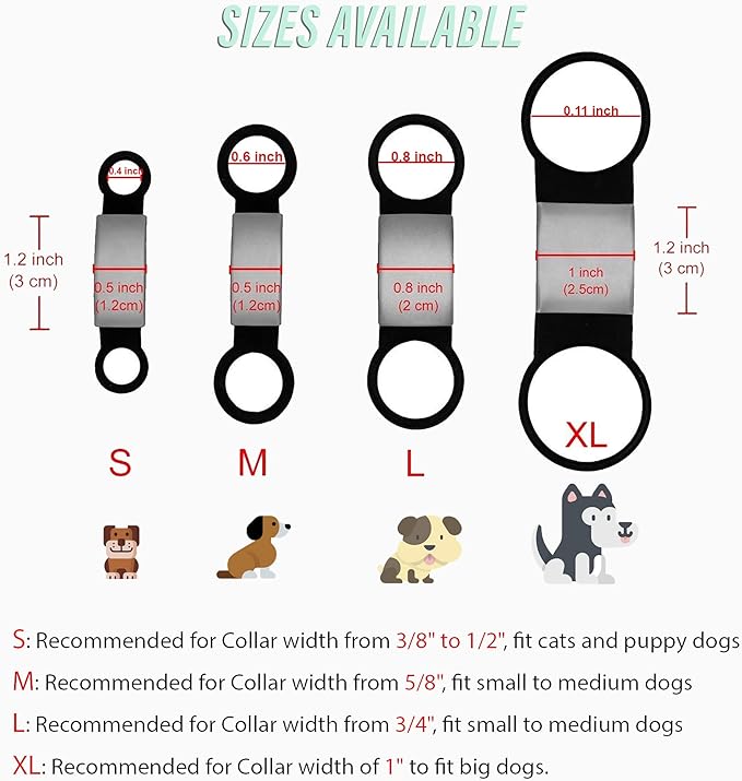 Personalized Dog & Cat ID Tags - Engraved Dog Name Tags - Slide On, Silent & Customized for Small, Medium & Large Pets