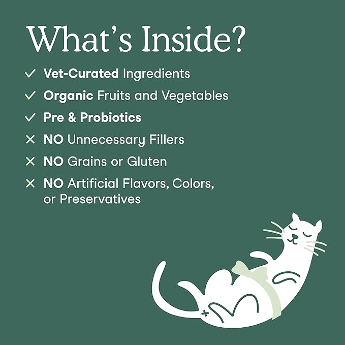 Fera Pets Whole Food Multivitamin Cat & Dog Food Topper with Probiotics, Antioxidants, & Essential Dog Vitamins & Minerals - Nutrients from Fruits, Vegetables, & Organ Meats - 3.7 oz