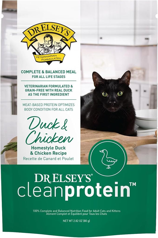 Dr. Elsey's® cleanprotein® Duck & Chicken Homestyle Recipe All-Meat Pouch (Pack of 12)