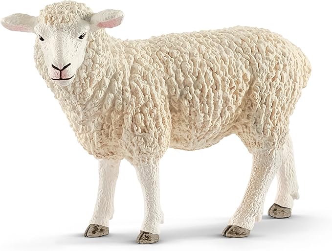 Schleich Farm World 5-Piece Farm Animal Toy Set Including Cute Llama, Rabbit, Sheep, Hen and Goose Animal Toys for Toddlers & Kids Ages 3+