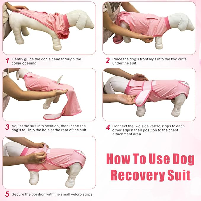 Idepet Dog Recovery Suit Female,Dogs Onesie Suit Surgery Male Breathable Pet Bodysuit for Spay Neuter E-Collar & Cone Alternative Surgical Suit Puppy Abdominal Anti Licking Wounds Shirt (Gray, XXL)
