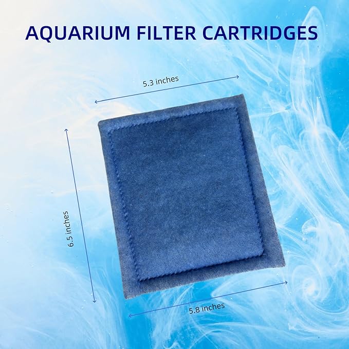 8 Pack Filter Replacements for Aqua-Tech EZ-Change #3 Replacements for Marineland Rite-Size C Compatible with 20-40/30-60 Gallon Fish Tank Power Filters Penguin 200B 350B 170B 330B 275 and 375